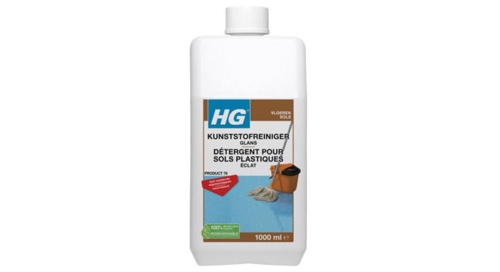 HG, vloerreiniger voor kunststof vloeren, 1 liter, 118100103 (1 stuk)