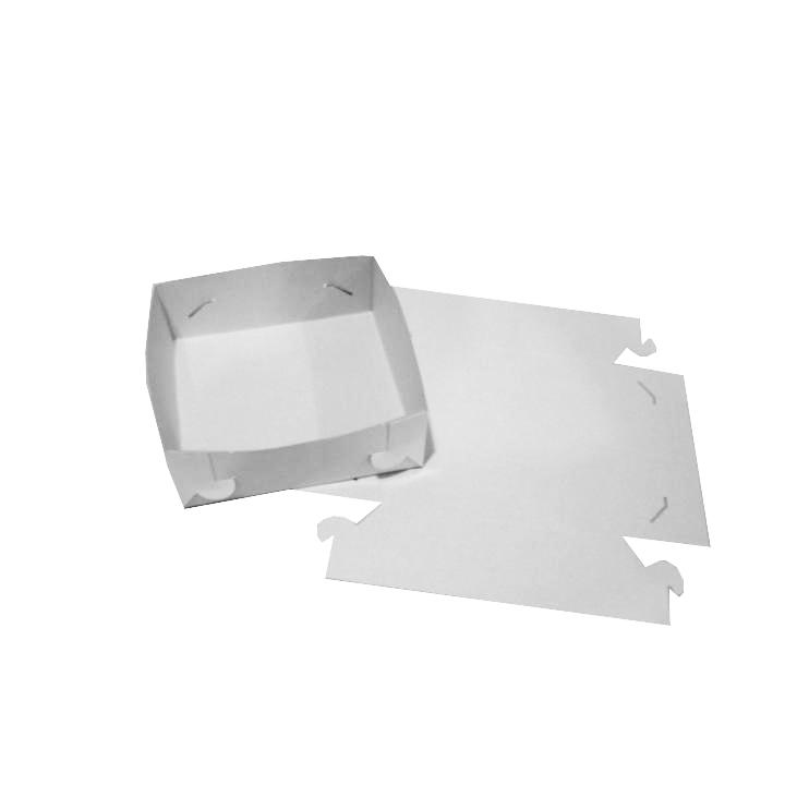 Gebaksdoos onbedrukt 20x20x8cm (100 stuks) - 1