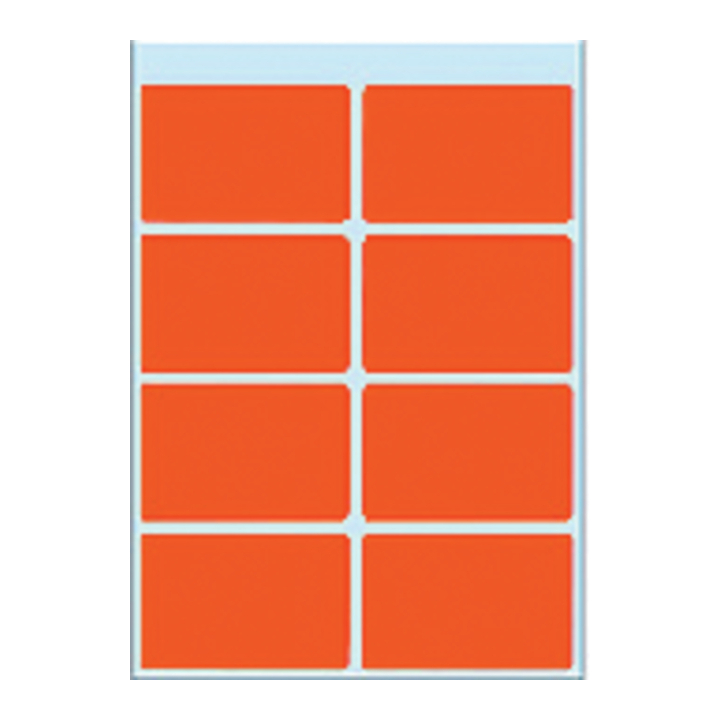 Etiket herma 3692 26x40mm 40st rood - 0