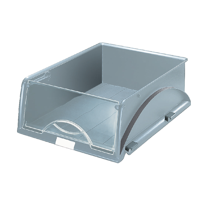 Sorteerbak leitz 5231 sorty a4 grijs klep tr mat - 0