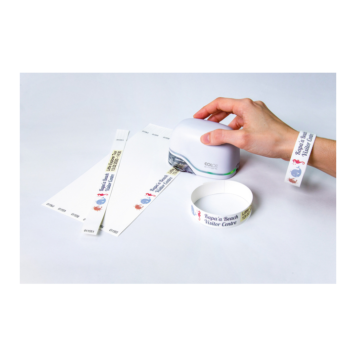 Tekststempel colop e-mark polsbandjes 19mm x 250mm(155049) - 2
