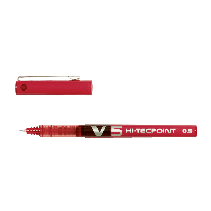 Rollerpen pilot hi-tecpoint bx-v5 0.3mm rood - 0