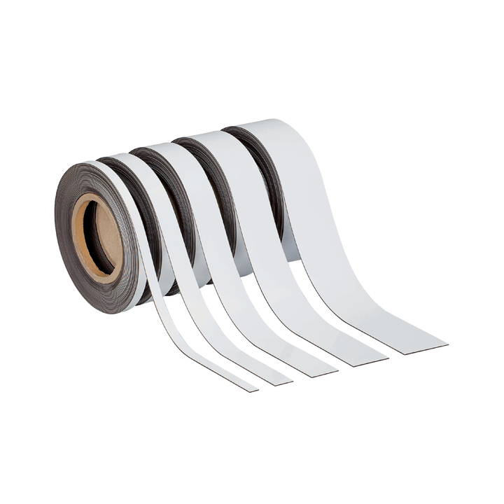 Magneet etiketband maul 10mx50mmx1mm wisbaar wit(6524902) - 0
