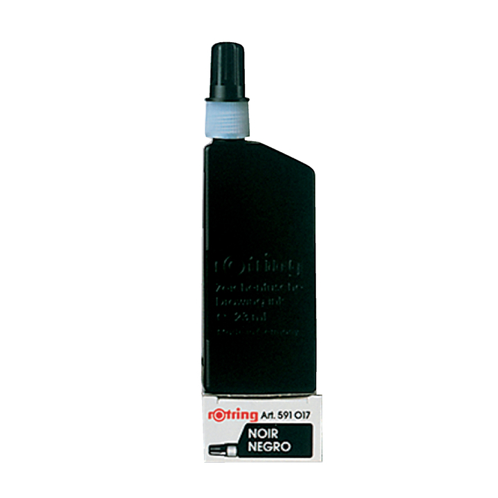 Tekeninkt rotring 591017 zwart flacon 23ml - 0