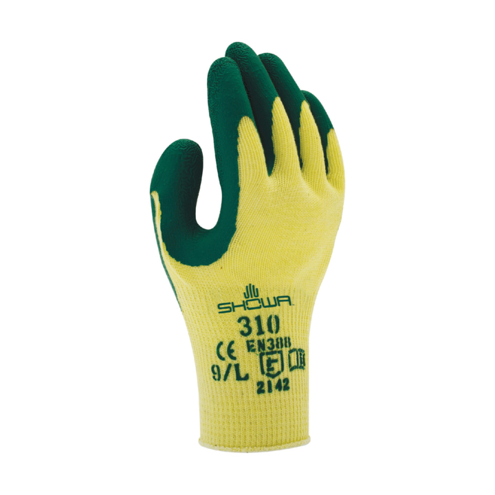 Griphandschoen showa 310 latex s groen(27.71310g-s) - 0