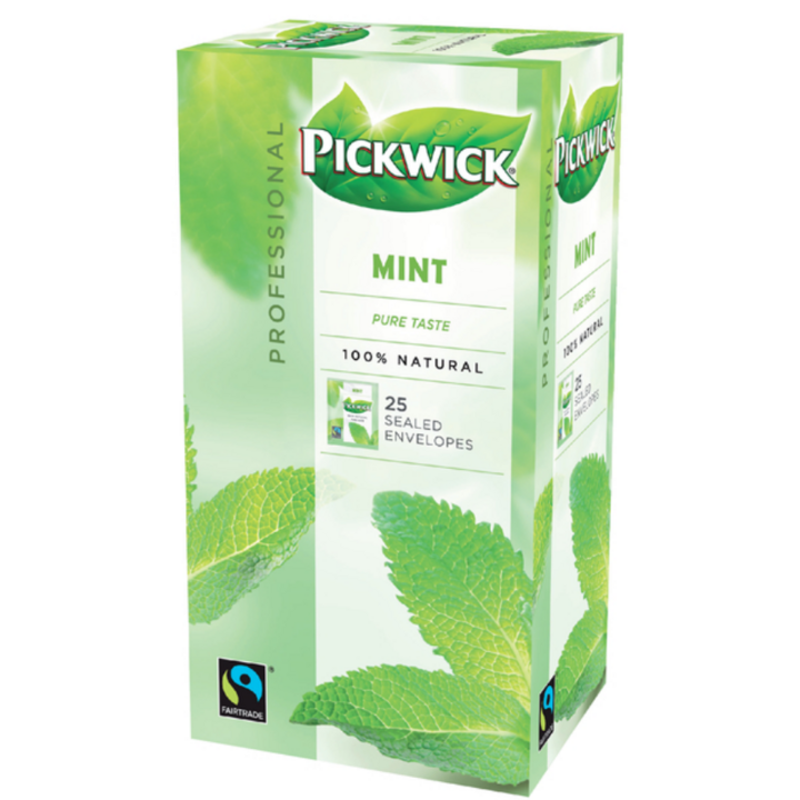 Pickwick Professional, thee, 1.5 gram, munt, 4016839 (25 stuks) - 2