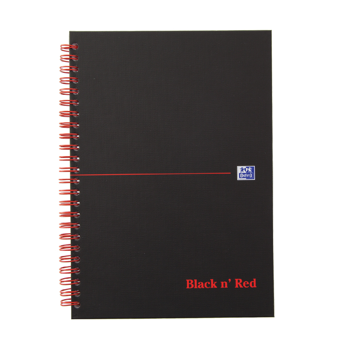 Notitieboek oxford black n' red a4 lijn(400047608) - 0
