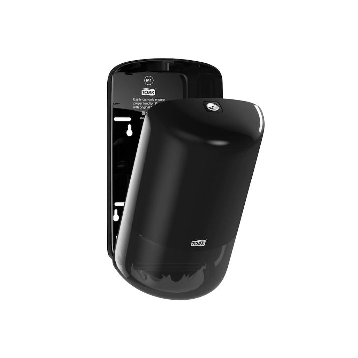 Tork | Mini Poetsrol Dispenser | Centerfeed | M1 | Zwart | 558008 - 1