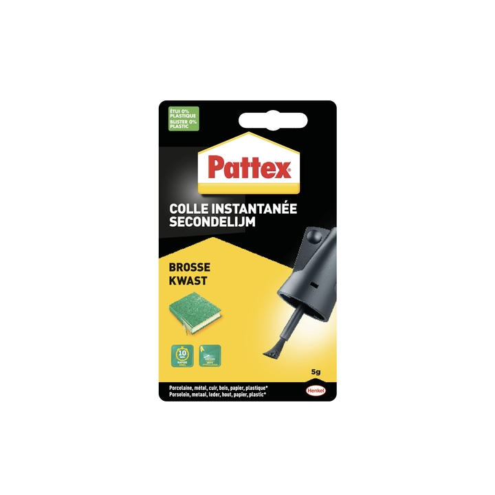Secondenlijm pattex kwast 4gr - 0