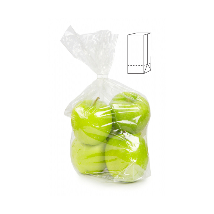 Harmonicazak, LDPE, 16/4x35cm, 50my (1000 stuks) - 0