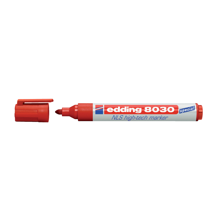 Viltstift edding 8030 nls high-tech rond 1.5-3mm rd(3742002) - 0
