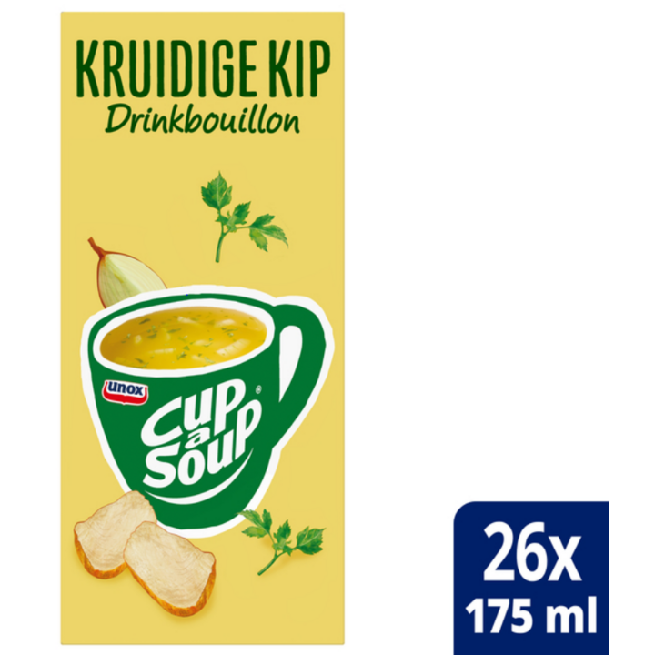 Cup-a-Soup, drinkbouillon, 175ml, kruidige kip (26 zakjes) - 0
