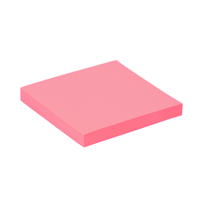 Memoblok quantore 76x76mm neon roze(392383) - 0