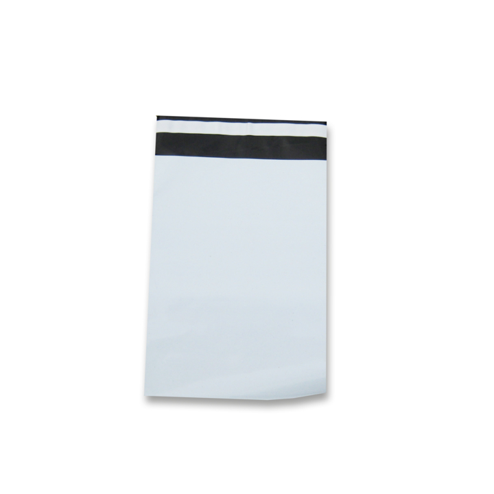Verzendzak, LDPE coex, 50x70+5cm, 65my, wit buiten (100) - 0