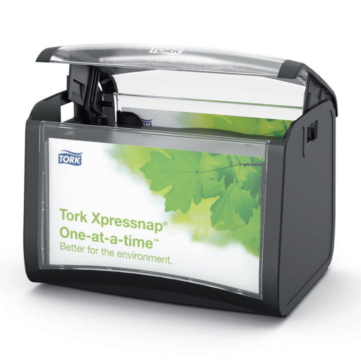 Tork Xpressnap Tabletop | Servet Dispenser | N4 | Zwart | 272611 - 2
