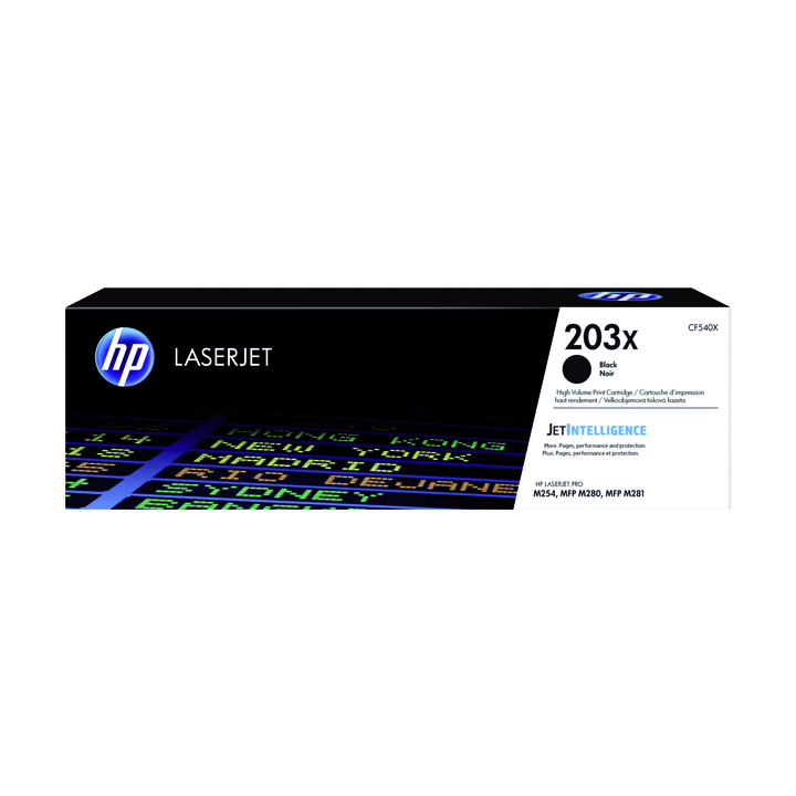 Tonercartridge hp 203x cf540x 3.2k zwart(cf540x) - 0