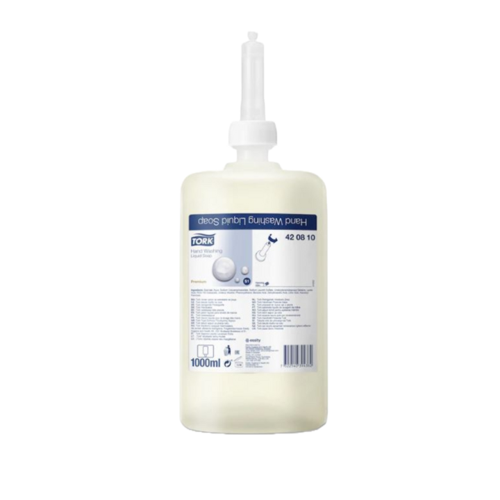 Tork Premium | Vloeibare Zeep | 1000ml | Reinigend | S1 | 420810 (6 stuks) - OP=OP AANBIEDING - 1