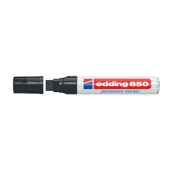 Viltstift edding 850 perm blokpunt 5-18mm zwart - 0