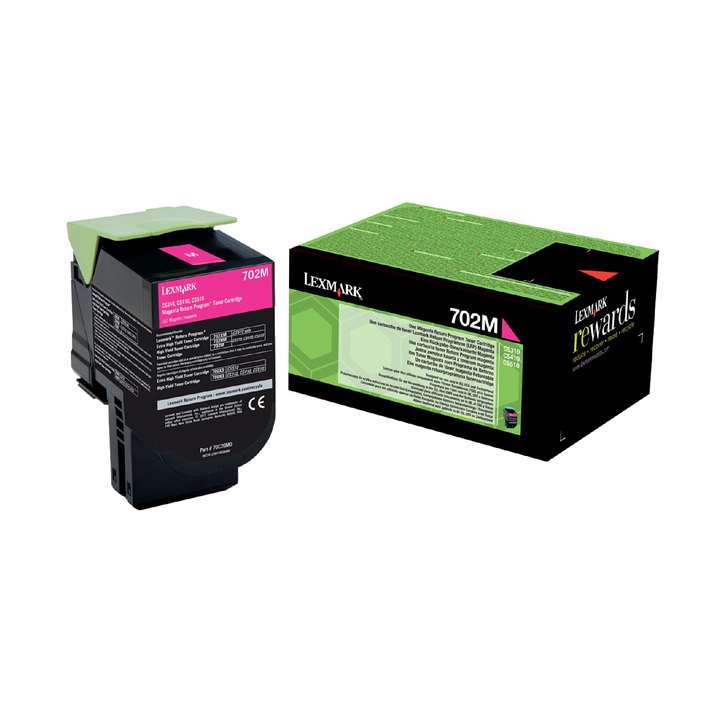 Tonercartridge lexmark 70c20m0 1k rood(70c20m0) - 0