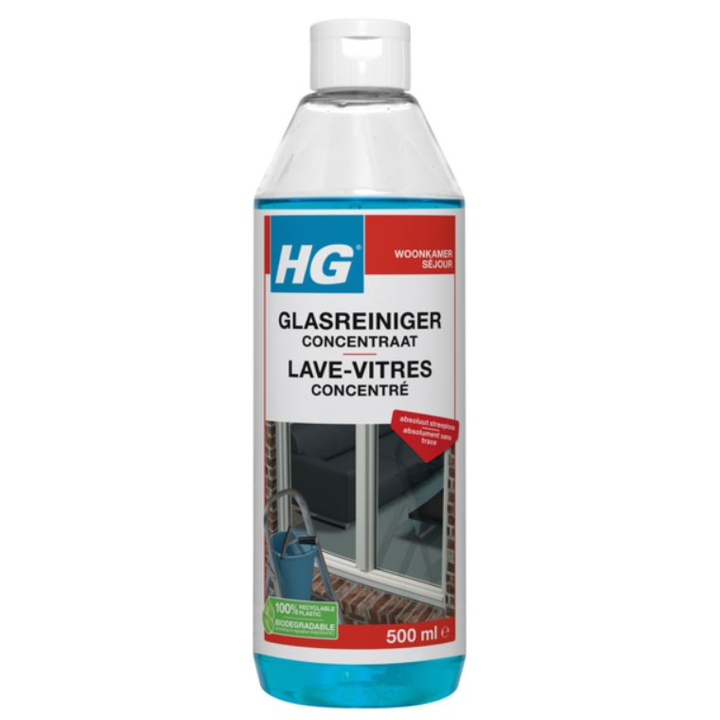 HG, glas- en spiegelreiniger, 500ml, 142050103 (1 stuk) - 0