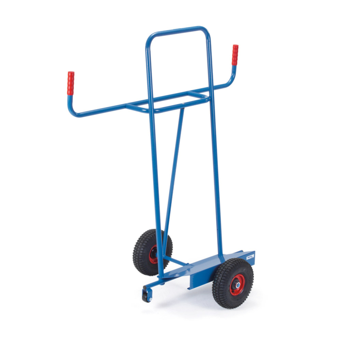 Platenwagen, Draagverm. 400kg Rubber banden - 0