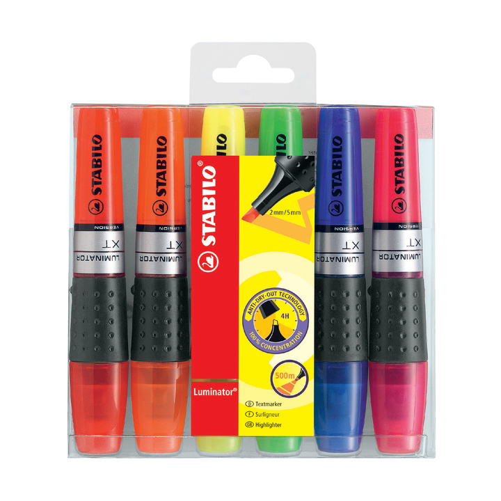 Markeerstift stabilo boss luminator 6 st ass - 0