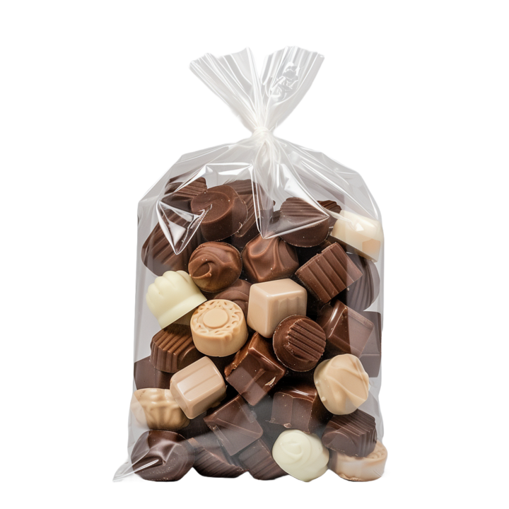 P.P. Zakken, 34 my, 12 / 4 x 45 cm, (1000 stuks) - 0