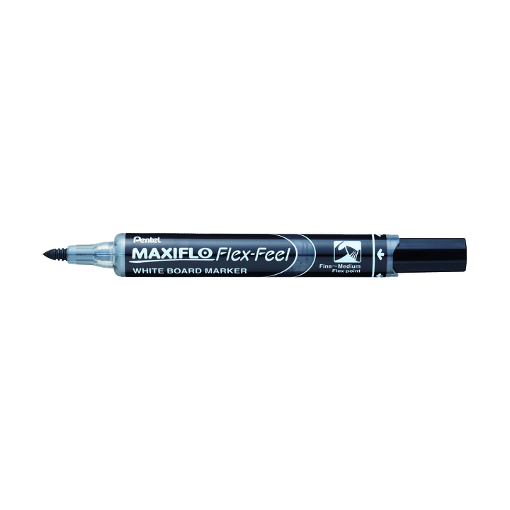 Viltstift pentel mwl5sbf whiteboard 1-5mm zwart(016867) - 0