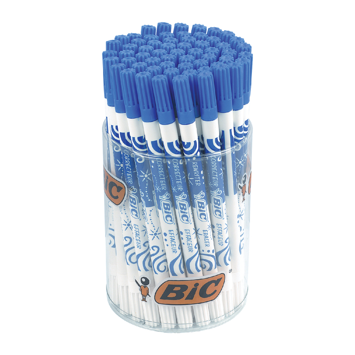 Inktwisser bic blauw - 0