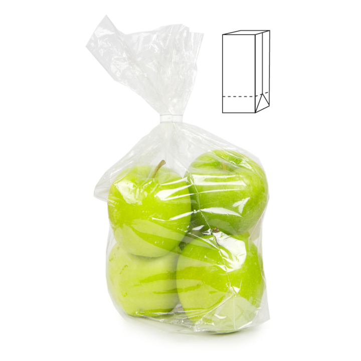 Harmonicazak, LDPE, 10/2.5x24cm, 70my (1000 stuks) - 0