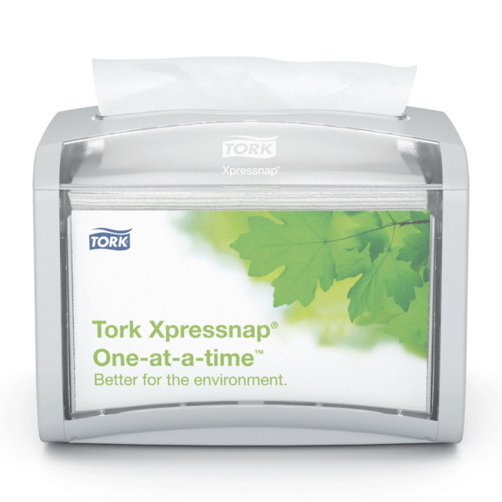 Tork Xpressnap Tabletop | Servet Dispenser | N4 | Lichtgrijs | 272613 - 3