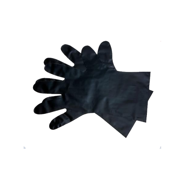 Handschoen, basic plus, TPE, maat XL, zwart, ongepoederd (2000 stuks) | OP=OP AANBIEDING - 0
