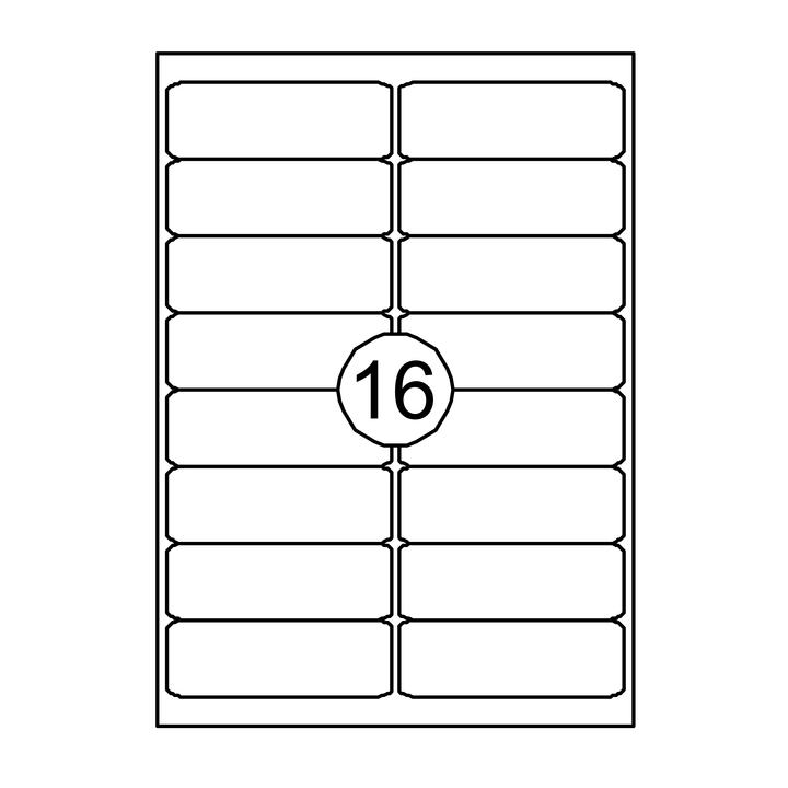 Etiket quantore 99.1x33.9mm 1600st - 0