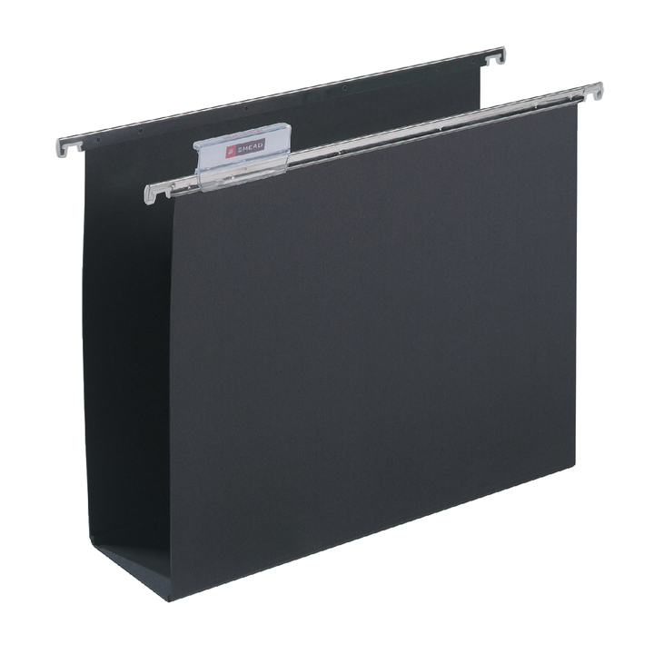 Alzicht Folio, hangmap, U-bodem, frontaal, 80mm, zwart - 0