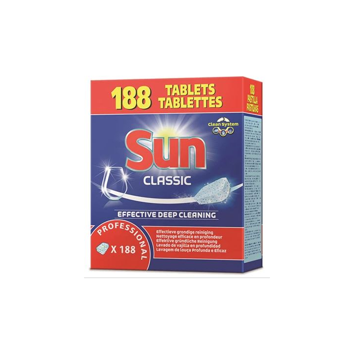 Sun Professional, 188 vaatwastabletten, Classic (1 stuk) - 0