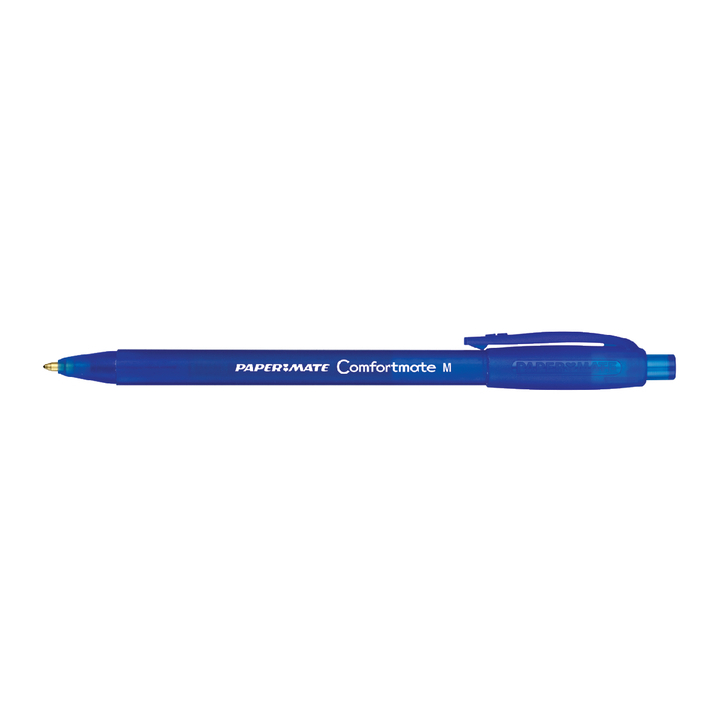 Balpen papermate comfortable retractable blauw - 0