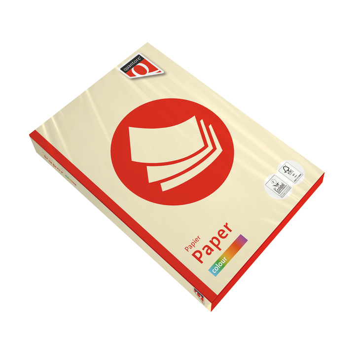 Kopieerpapier quantore colour a4 80gr ivoor(129342) - 0