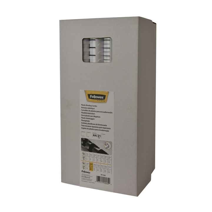 Bindrug fellowes 6mm a4 zwart(5345307) - 0