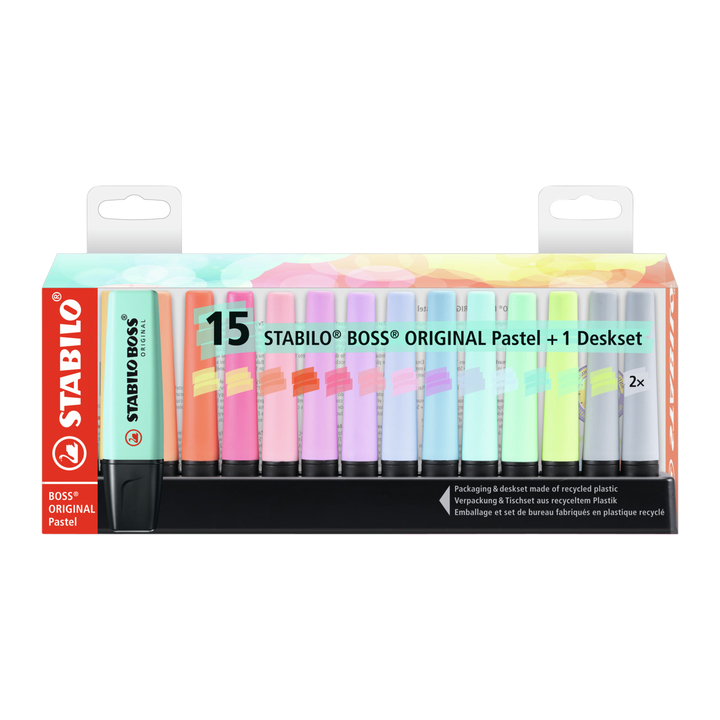 Markeerstift stabilo boss 7015-02-5 desk pastel ass(7015-02- - 0