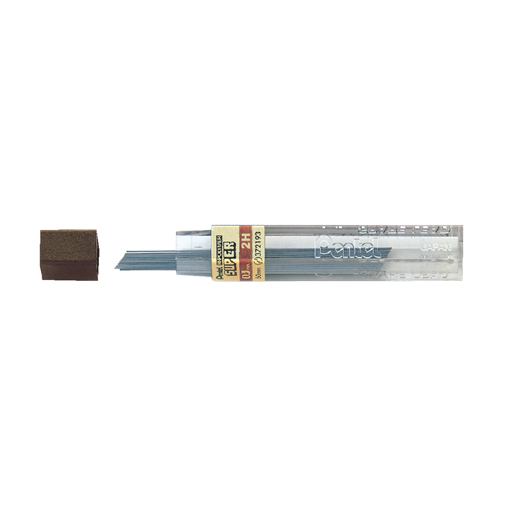 Potloodstift pentel 0.3mm zwart per koker 2h - 0