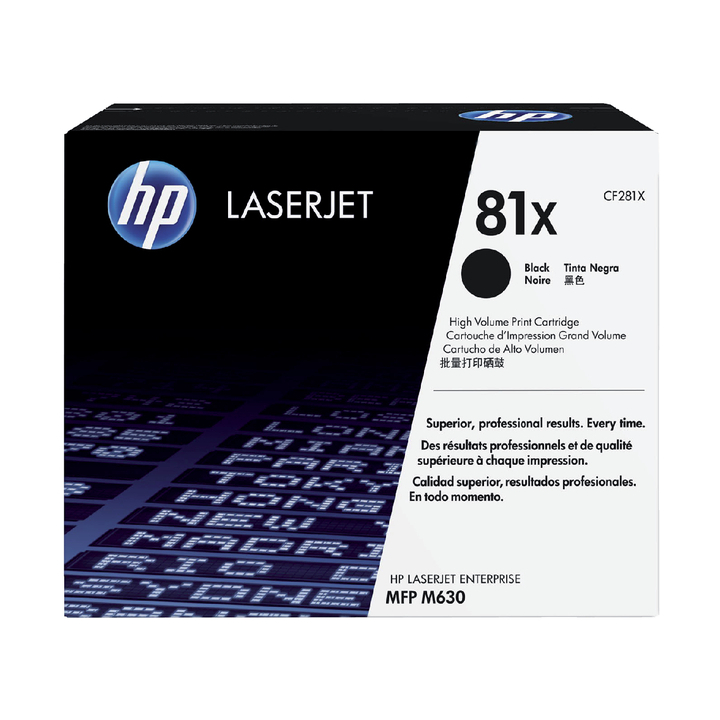 Tonercartridge hp cf281x 81x 25k zwart(cf281x) - 0