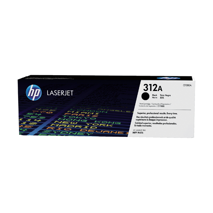 HP 312A, tonercartridge, zwart, CF380A - 0