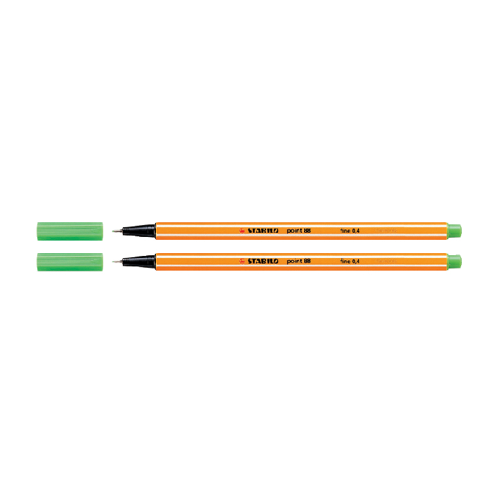 Fineliner stabilo point 88 lichtgroen - 0