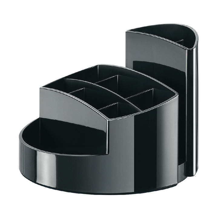 Pennenbak han rondo 9-vaks hoogglans zwart(ha-17460-13) - 0