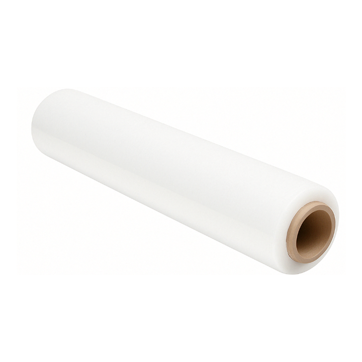 Wikkelfolie, handrol 50cm x 300m, wit - 0