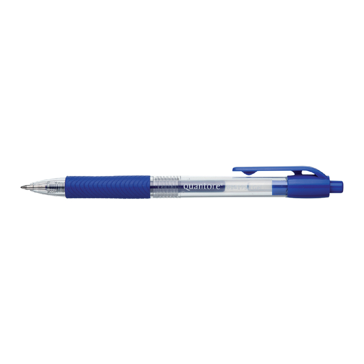 Gelschrijver quantore grip retractable blauw - 0