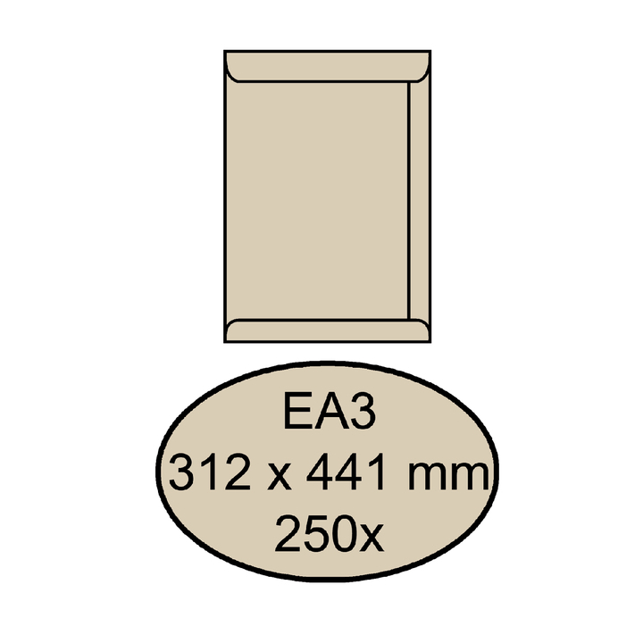 Envelop quantore akte ea3 312x441 120gr cremekraft - 0