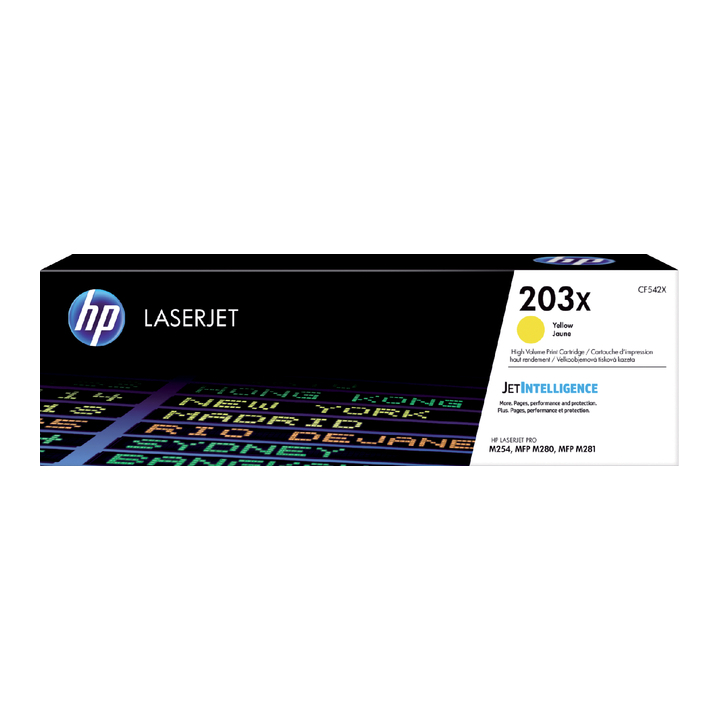 Tonercartridge hp 203x cf542x 2.5k geel(cf542x) - 0