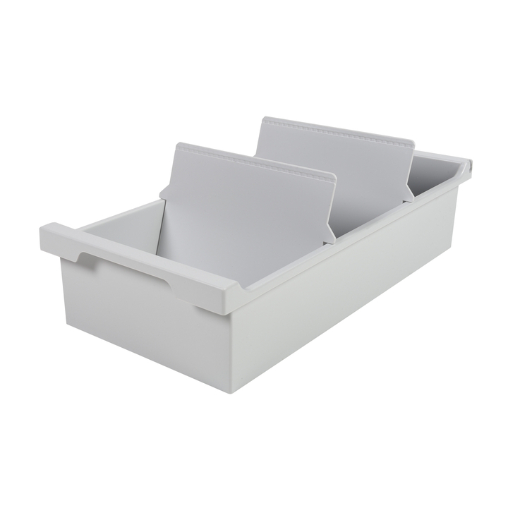 Kaartenbak jalema a6 dwars 8x17cm grijs - 0