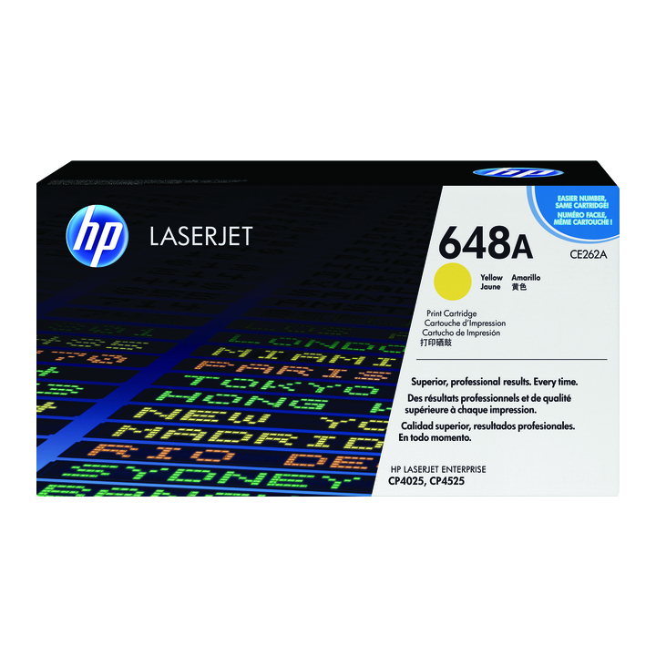 Tonercartridge hp ce262a geel(hpce262a) - 0